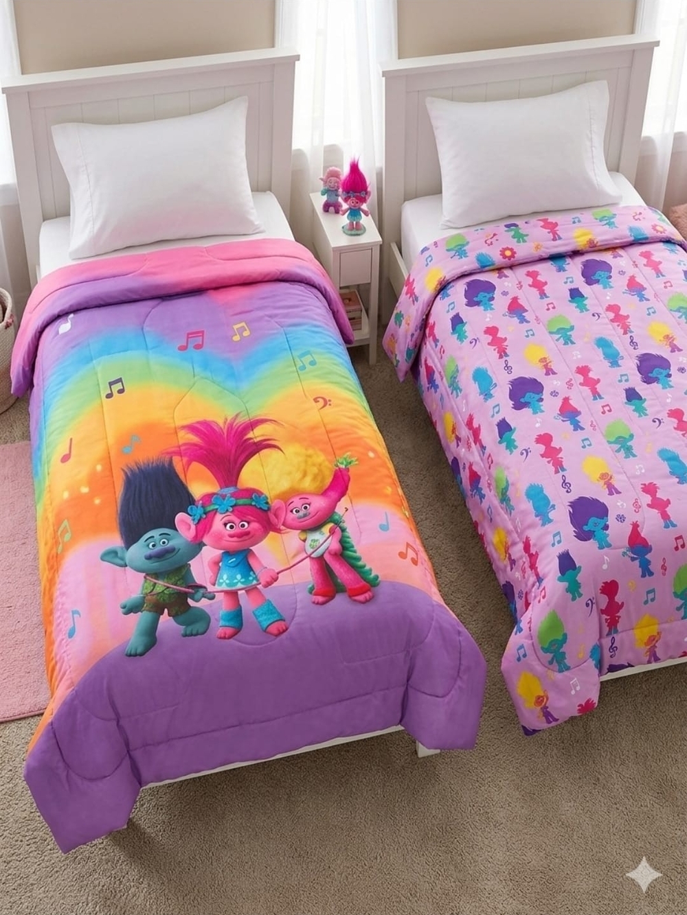 DreamWorks Trolls Band Together Reversible Twin / Full Comforter